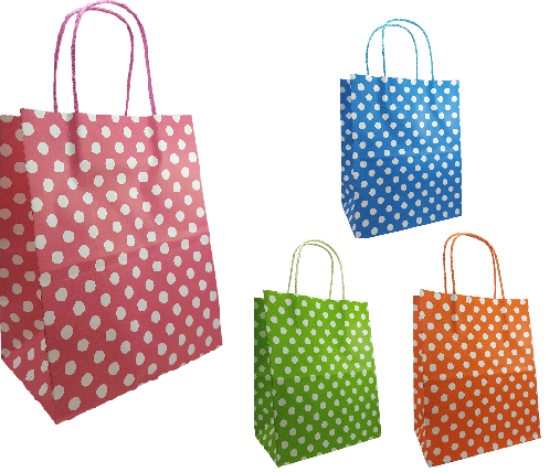 Bolsas de Regalo Neon Polka Dots